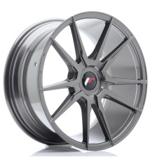 JR Wheels JR21 18x8.5 ET40 Blank Hyper Gray