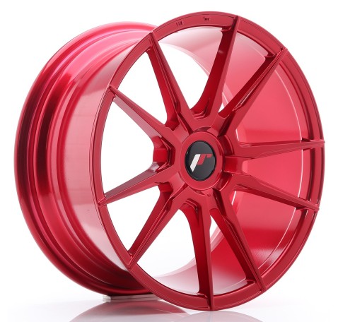 JR Wheels JR21 18x8.5 ET40 BLANK Platinum Red