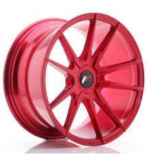 JR Wheels JR21 18x9.5 ET20-40 BLANK Platinum Red
