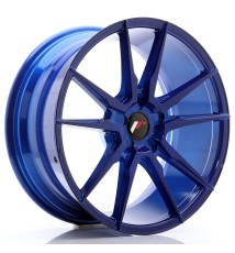 JR Wheels JR21 19x8.5 ET20-43 5H BLANK Platinum Blue