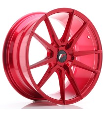 JR Wheels JR21 19x8.5 ET20-43 5H BLANK Platinum Red