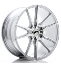 JR Wheels JR21 19x8.5 ET20-43 5H BLANK Silver Machined Face