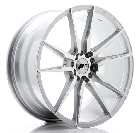 JR Wheels JR21 19x8.5 ET35 5x100/120 Silver Machined Face