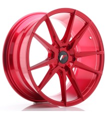 JR Wheels JR21 19x8.5 ET35-43 5H BLANK Platinum Red
