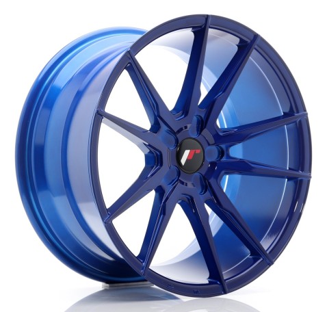 JR Wheels JR21 19x9.5 ET20-40 5H BLANK Platinum Blue
