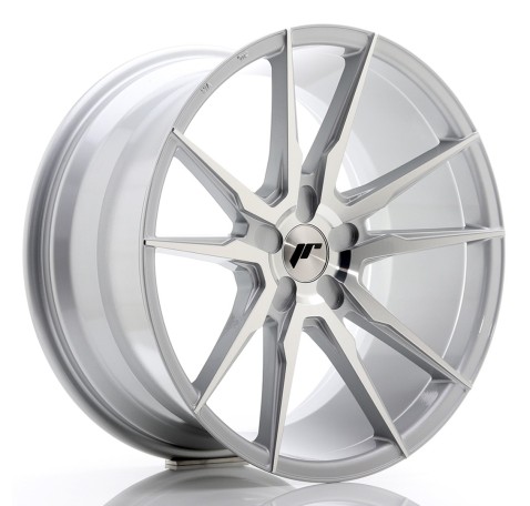 JR Wheels JR21 19x9.5 ET20-40 5H BLANK Silver Machined Face