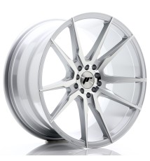 JR Wheels JR21 19x9.5 ET40 5x112/114 Silver Machined Face