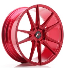 JR Wheels JR21 20x8.5 ET20-40 5H BLANK Platinum Red