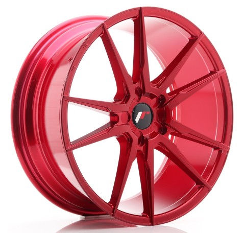 JR Wheels JR21 20x8.5 ET40 5H BLANK Platinum Red