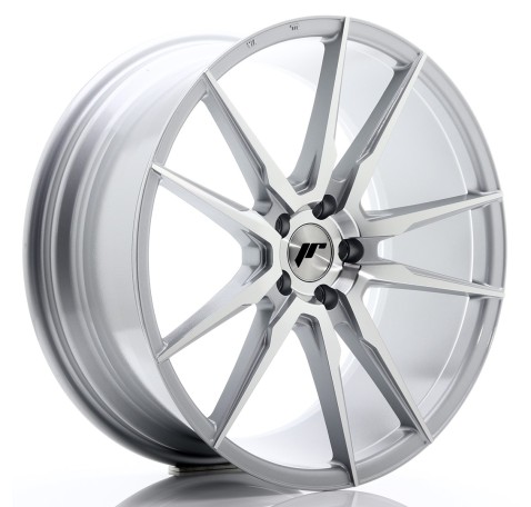 JR Wheels JR21 20x8.5 ET40 5x112 Silver Machined Face