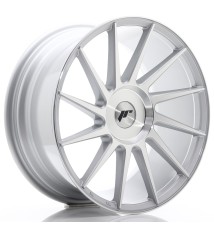 JR Wheels JR22 18x8.5 ET20-40 BLANK Silver Machined Face