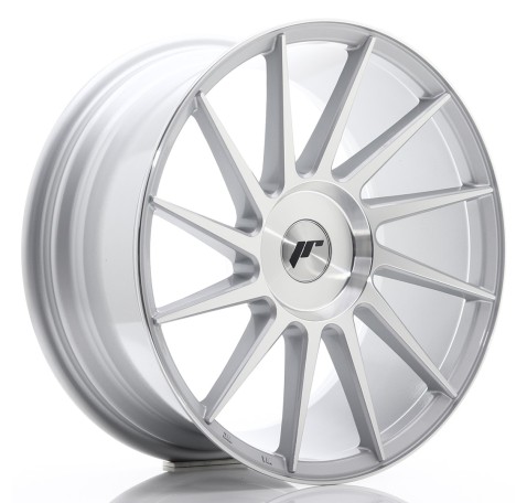 JR Wheels JR22 18x8.5 ET20-40 BLANK Silver Machined Face