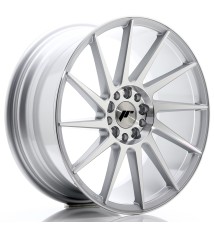 JR Wheels JR22 18x8.5 ET40 5x112/114 Silver Machined Face