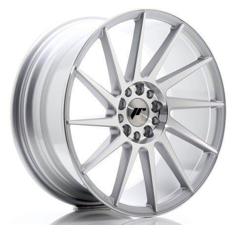 JR Wheels JR22 18x8.5 ET40 5x112/114 Silver Machined Face