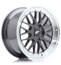 JR Wheels JR23 18x8.5 ET25-48 5H BLANK Hyper Gray w/Machined Lip