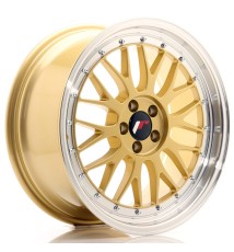 JR Wheels JR23 18x8.5 ET35 5x100 Gold w/Machined Lip