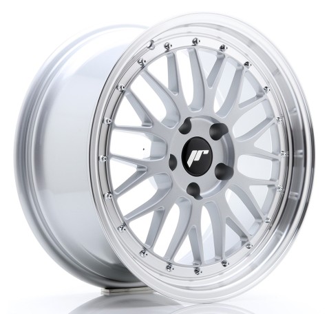 JR Wheels JR23 18x8.5 ET35 5x120 Hyper Silver w/Machined Lip