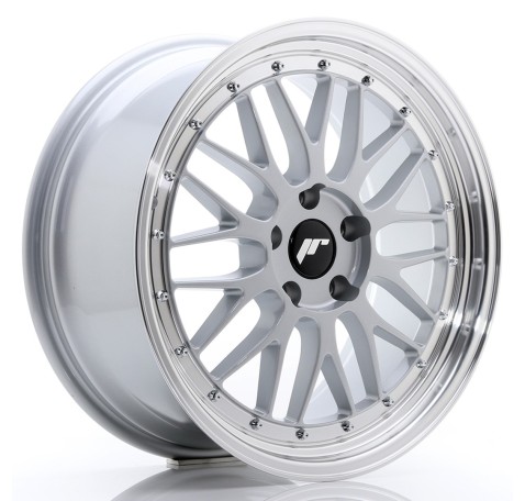 JR Wheels JR23 19x8.5 ET35 5x112 Hyper Silver w/Machined Lip