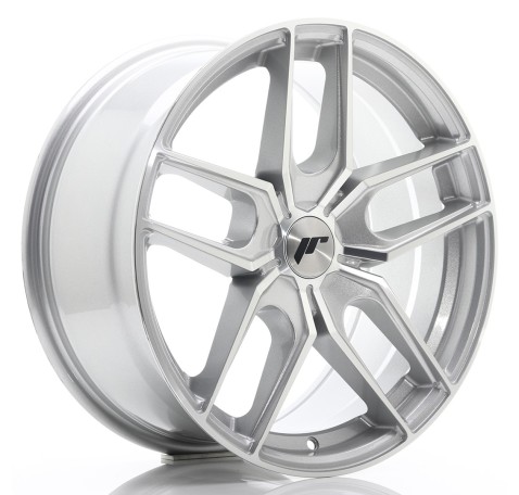 JR Wheels JR25 18x8.5 ET20-40 5H BLANK Silver Machined Face