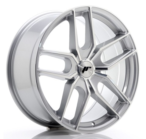 JR Wheels JR25 19x8.5 ET20-40 5H BLANK Silver Machined Face