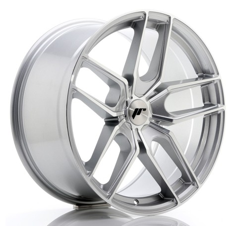 JR Wheels JR25 19x9.5 ET20-40 5H BLANK Silver Machined Face