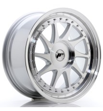 JR Wheels JR26 18x8.5 ET20-40 BLANK Silver Machined Face