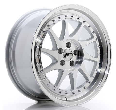 JR Wheels JR26 18x8.5 ET35 5x100 Silver Machined Face