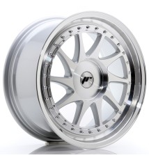 JR Wheels JR26 18x8.5 ET35-40 BLANK Silver Machined Face