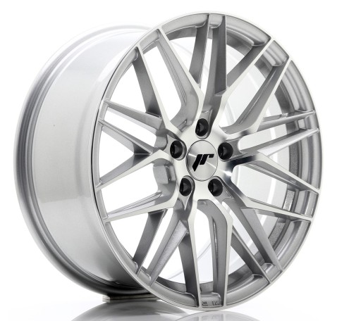 JR Wheels JR28 18x8.5 ET40 5x120 Silver Machined Face