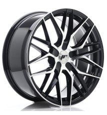 JR Wheels JR28 19x8.5 ET35-40 5H BLANK Gloss Black Machined Face