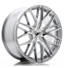 JR Wheels JR28 19x8.5 ET35-40 5H BLANK Silver Machined Face