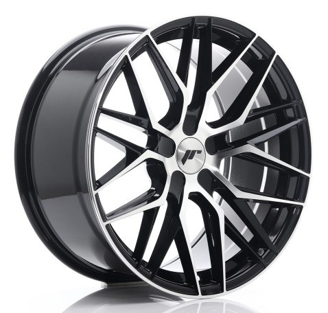 JR Wheels JR28 19x9.5 ET20-40 5H BLANK Gloss Black Machined Face