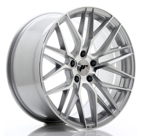 JR Wheels JR28 19x9.5 ET35 5x120 Silver Machined Face