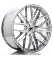 JR Wheels JR28 22x10.5 ET15-50 5H BLANK Silver Machined Face