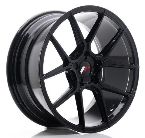 JR Wheels JR30 18x8.5 ET20-40 5H BLANK Glossy Black