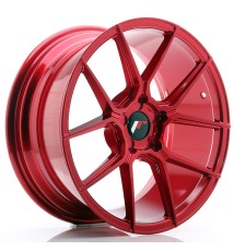 JR Wheels JR30 18x8.5 ET20-40 5H BLANK Platinum Red