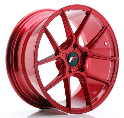 JR Wheels JR30 18x8.5 ET20-40 5H BLANK Platinum Red