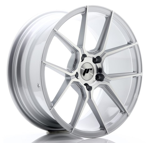 JR Wheels JR30 18x8.5 ET35 5x120 Silver Machined Face