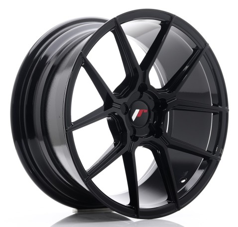 JR Wheels JR30 18x8.5 ET40 5H BLANK Glossy Black