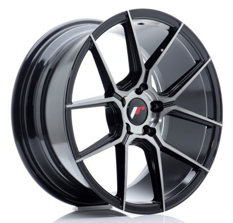 JR Wheels JR30 18x8.5 ET40 5x112 Black Brushed w/Tinted Face