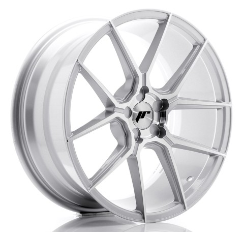 JR Wheels JR30 19x8.5 ET20-42 5H BLANK Silver Machined Face