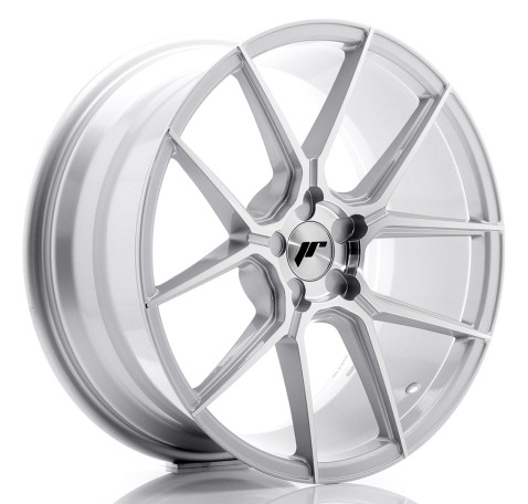 JR Wheels JR30 19x8.5 ET35-42 5H BLANK Silver Machined Face