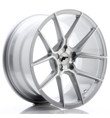 JR Wheels JR30 19x9.5 ET20-40 5H BLANK Silver Machined Face