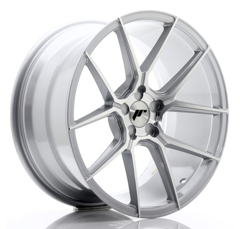 JR Wheels JR30 19x9.5 ET20-40 5H BLANK Silver Machined Face