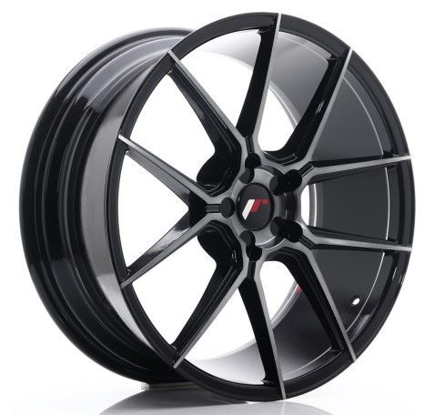 JR Wheels JR30 20x8.5 ET20-42 5H BLANK Black Brushed w/Tinted Face