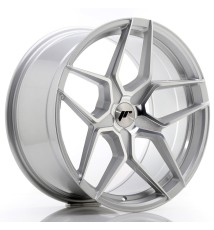 JR Wheels JR34 19x9.5 ET20-40 5H BLANK Silver Machined Face