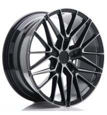 JR Wheels JR38 19x8.5 ET45 5x112 Black Brushed w/Tinted Face