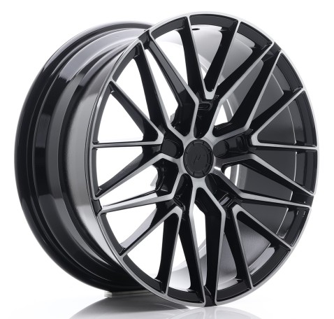 JR Wheels JR38 19x8.5 ET45 5x112 Black Brushed w/Tinted Face