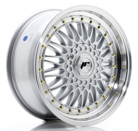 JR Wheels JR9 17x7.5 ET35 4x100/114 Silver w/Machined Lip