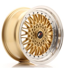 JR Wheels JR9 17x8.5 ET20 5x112/120 Gold w/Machined Lip